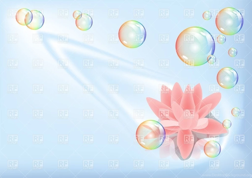 Backgrounds With Lotus And Bubbles, 27245, Backgrounds, Textures ...