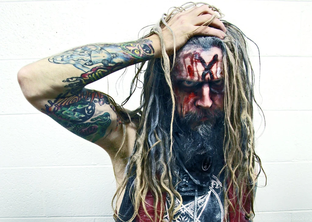 ROB ZOMBIE Industrial Metal Heavy White zombie Rob Zombie White ...