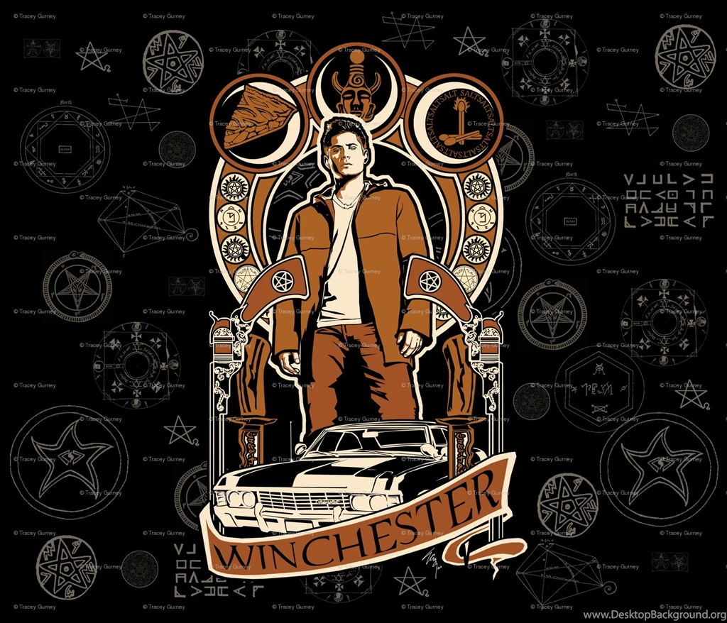 Dean Winchester Fabric, Wallpapers & Gift Wrap Spoonflower