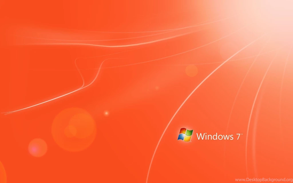 Orange Windows 7 Wallpapers