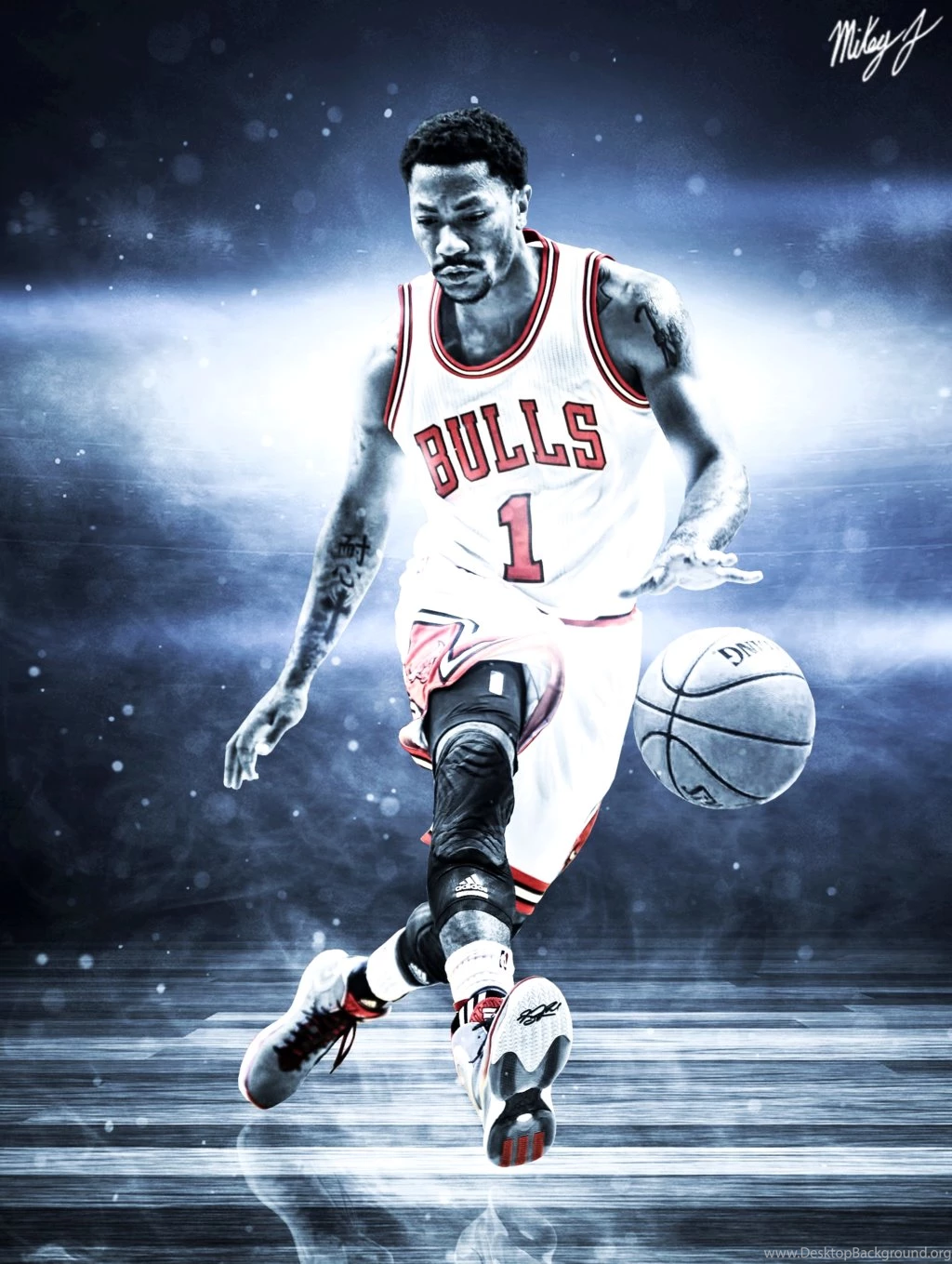 Derrick Rose Artwork By Mjgraffixx On DeviantArt