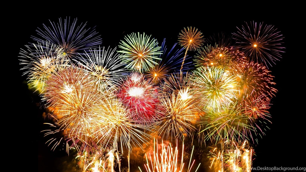 2560x1440 Colored Fireworks Wallpapers