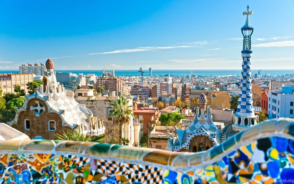 Cityscapes Barcelona Europe Spain Cities Gaudi Wallpapers ...