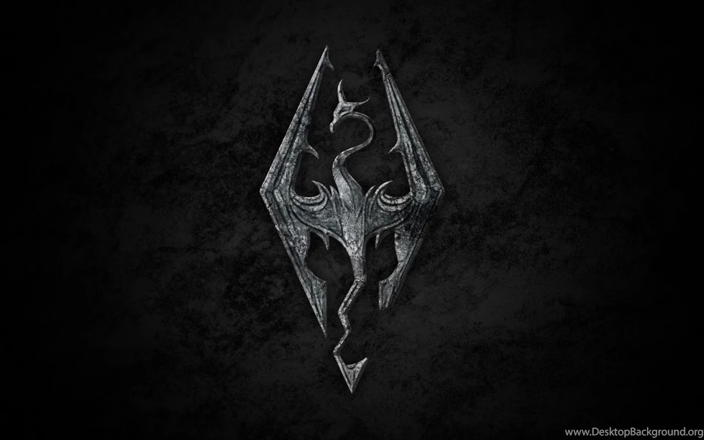 Download Skyrim Logo 6553 2560x1600 Px High Resolution Wallpapers ...