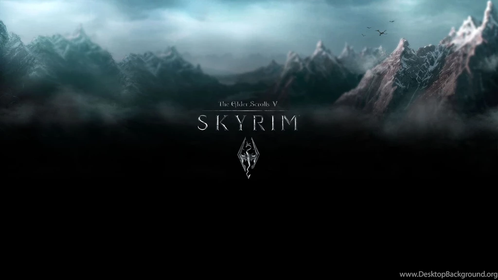Wallpapers The Elder Scrolls V: Skyrim Dragon Logo » The Elder ...