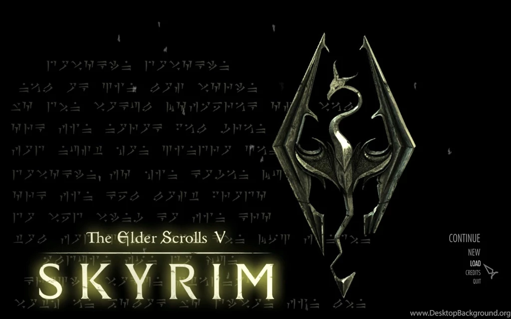 Dragon Wall   Skyrim Main Menu Replacer At Skyrim Nexus   Mods And ...