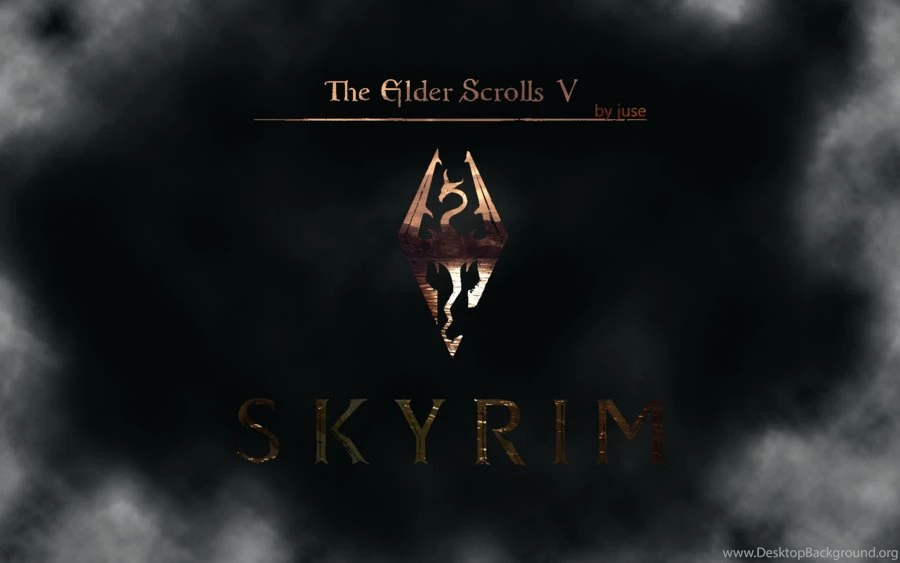 Skyrim Logo By Furrysnowwolf On DeviantArt