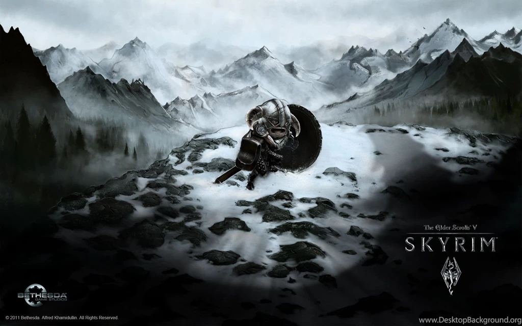 Alfred Khamidullin: Skyrim Wallpapers Official And My Vision Of №2