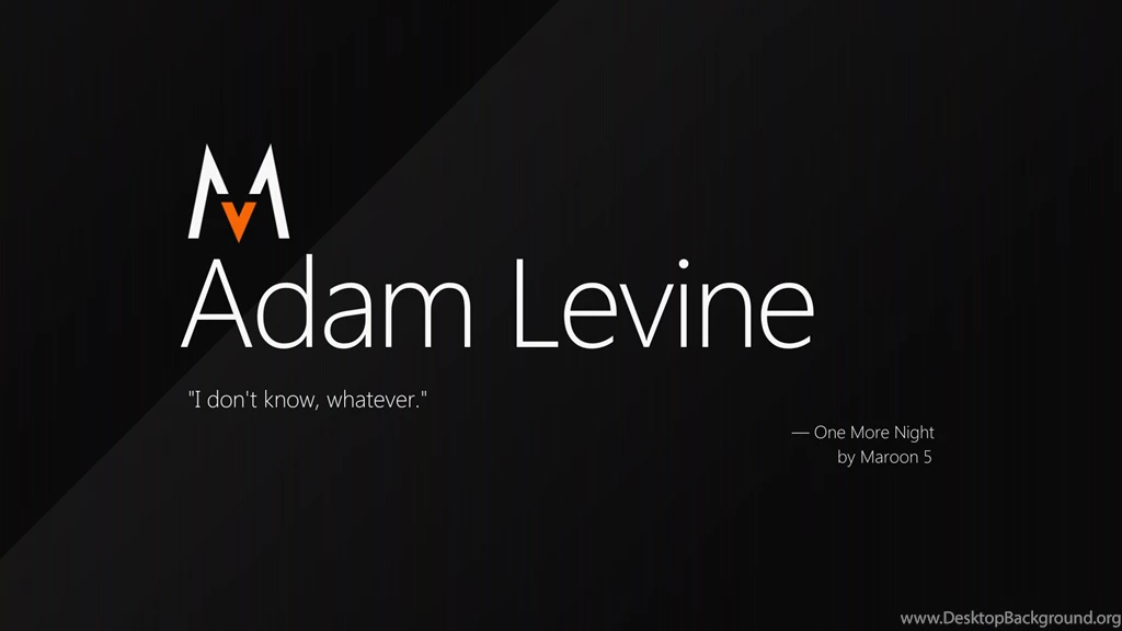 Maroon 5 Adam Levine Wallpapers Widescreen