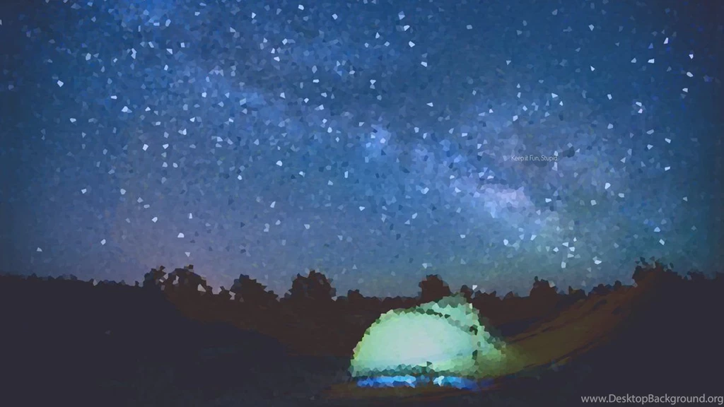 Youtube Wallpapers Art   Camping At The Pixel Night By LucasK4UZ On ...