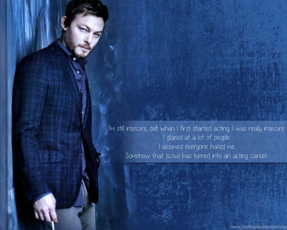 Norman Reedus Wallpapers Blue By Digikatdesigns On DeviantArt