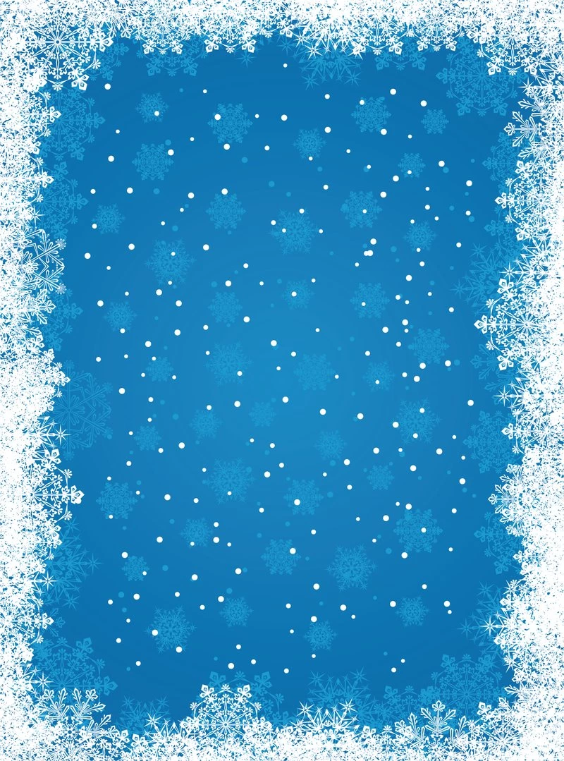 Blue Snowflake Backgrounds Free Vector Download