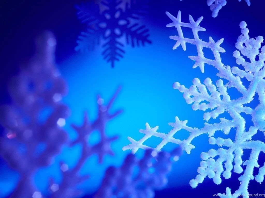 Blue Snowflake Backgrounds Wallpapers 96179