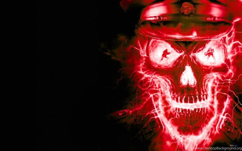 Wallpapers   Fire Skull Wallpapers HD By XxXRabbeXXXx   Customize.org