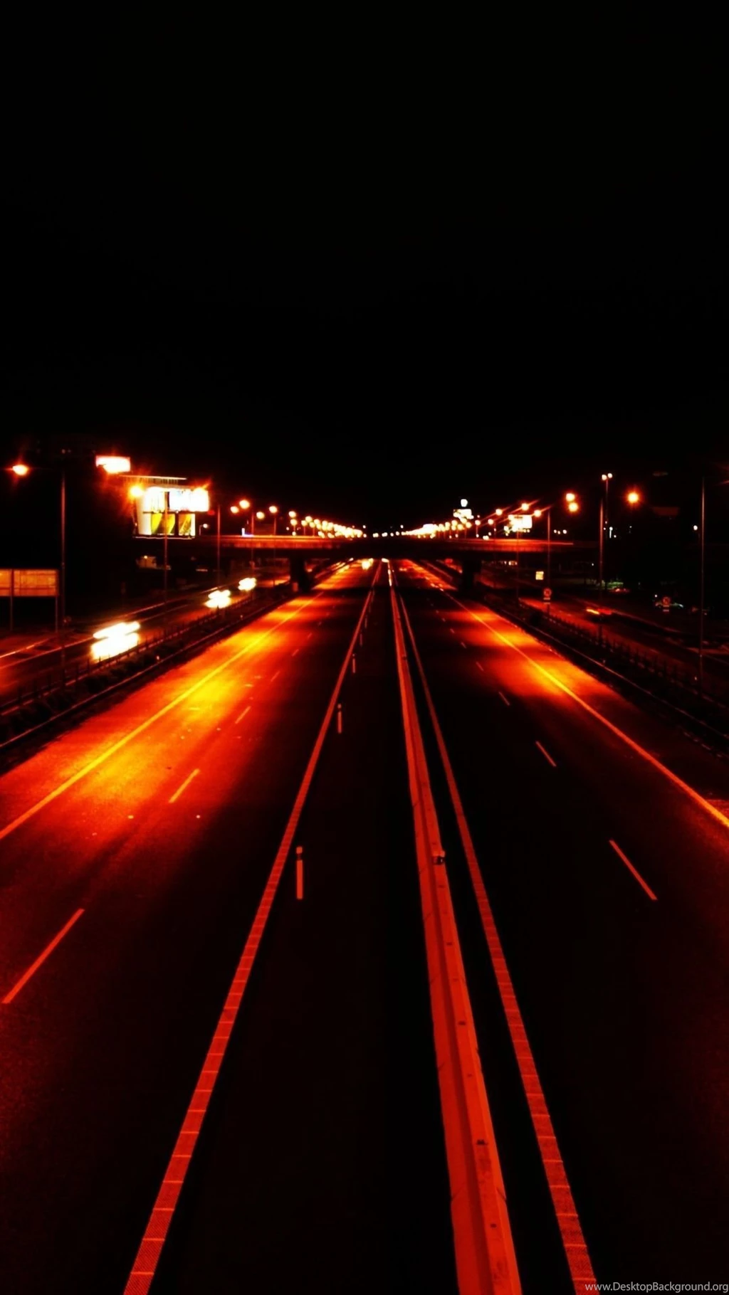1080x1920 Highway In Night Galaxy S4 Wallpapers