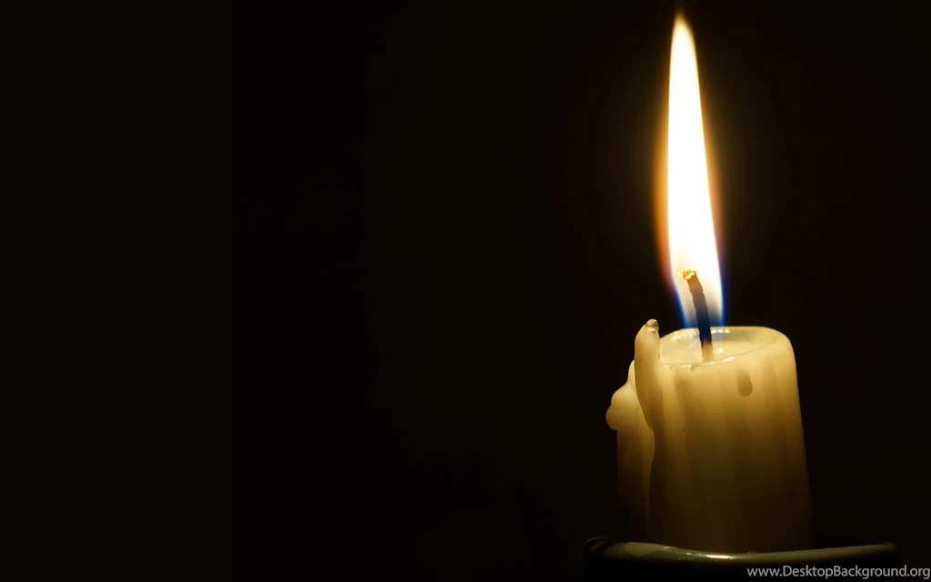 Download Wallpapers Candle, Flame, Fire, Black, Backgrounds ...