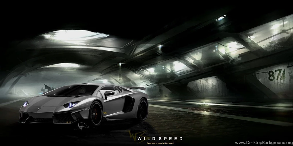 Lamborghini HD Wallpaper Tunnel Image High Quality Picture.jpg