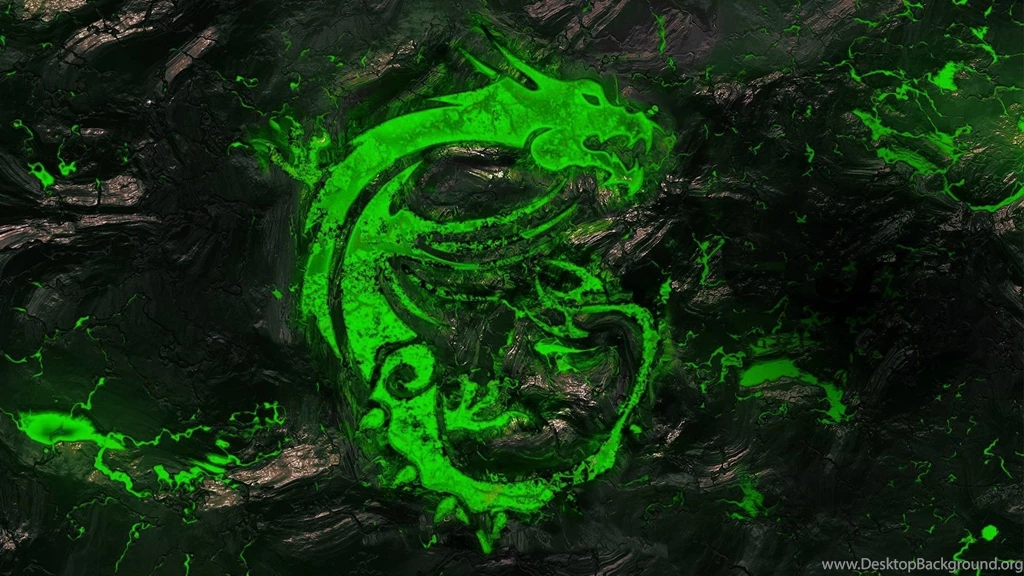 MSI's Desktop Backgrounds   Recolored As Razer's Green+Black ...