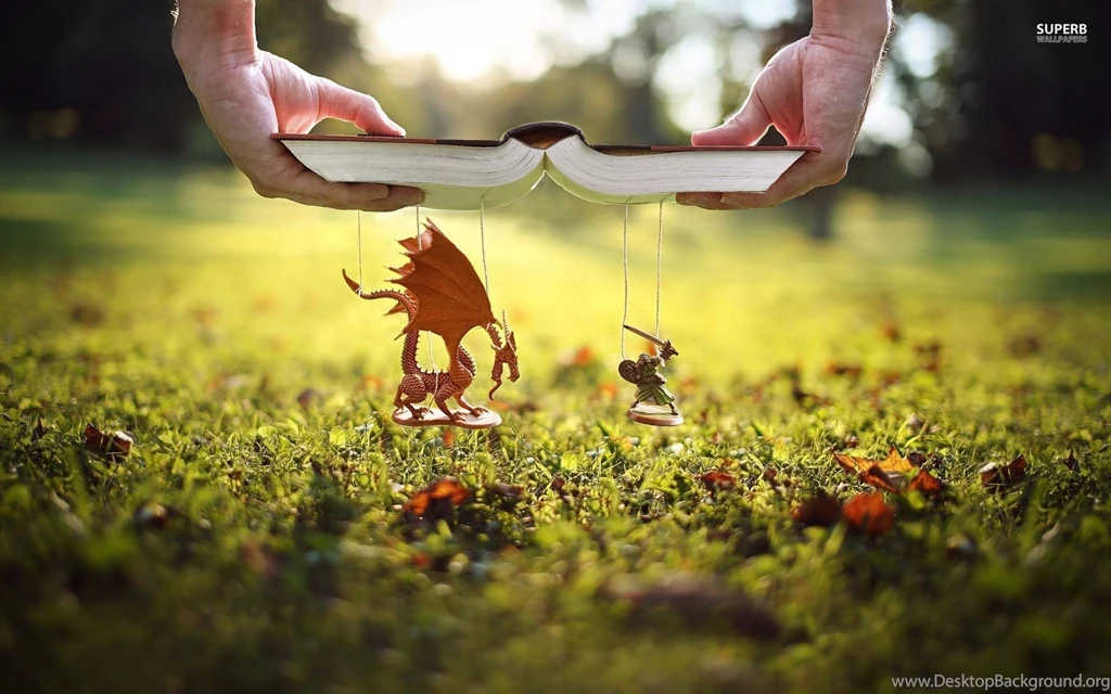 Cute Creatures Reading A Book Wallpapers   Artistic Wallpapers