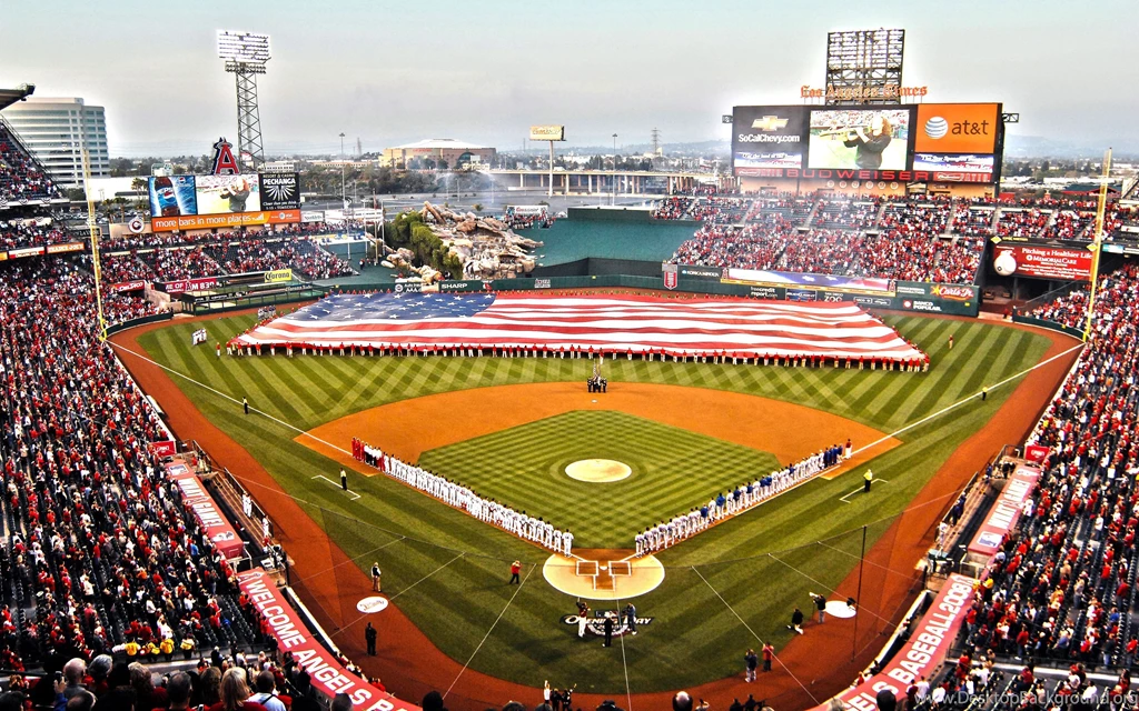 Los Angeles Angels ballpark Angel Stadium of Anaheim California Wallpaper.jpg