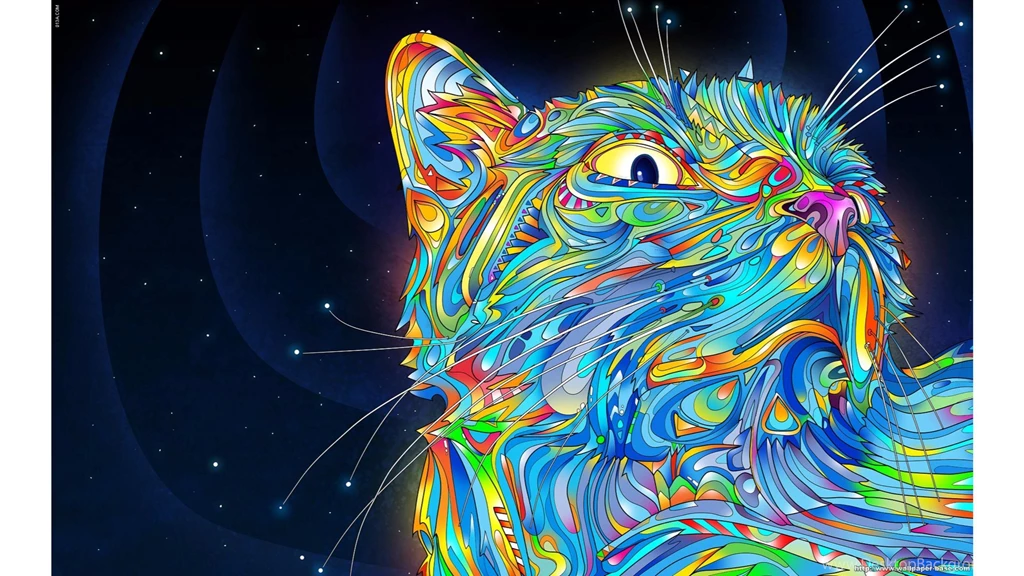 Cool Cat Abstract 4K Wallpapers