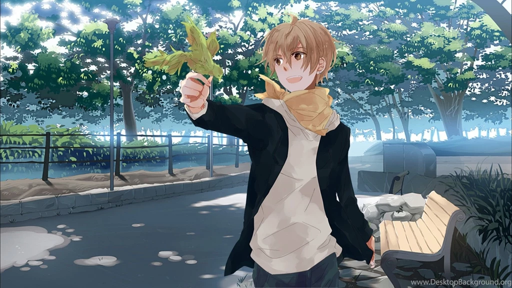 Anime Boy Nature HD Desktop Backgrounds