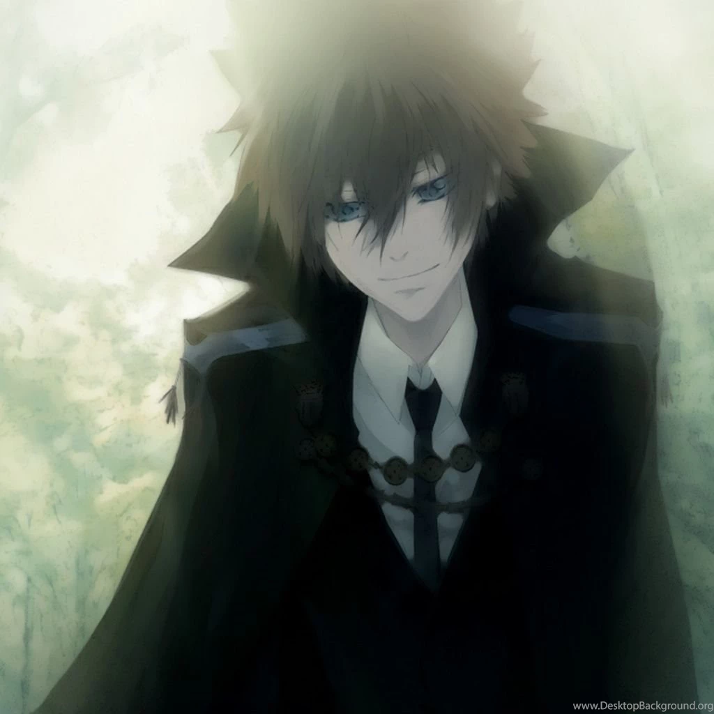 Download Wallpapers 1024x1024 Anime, Boy, Dark, Mysterious, Smile ...