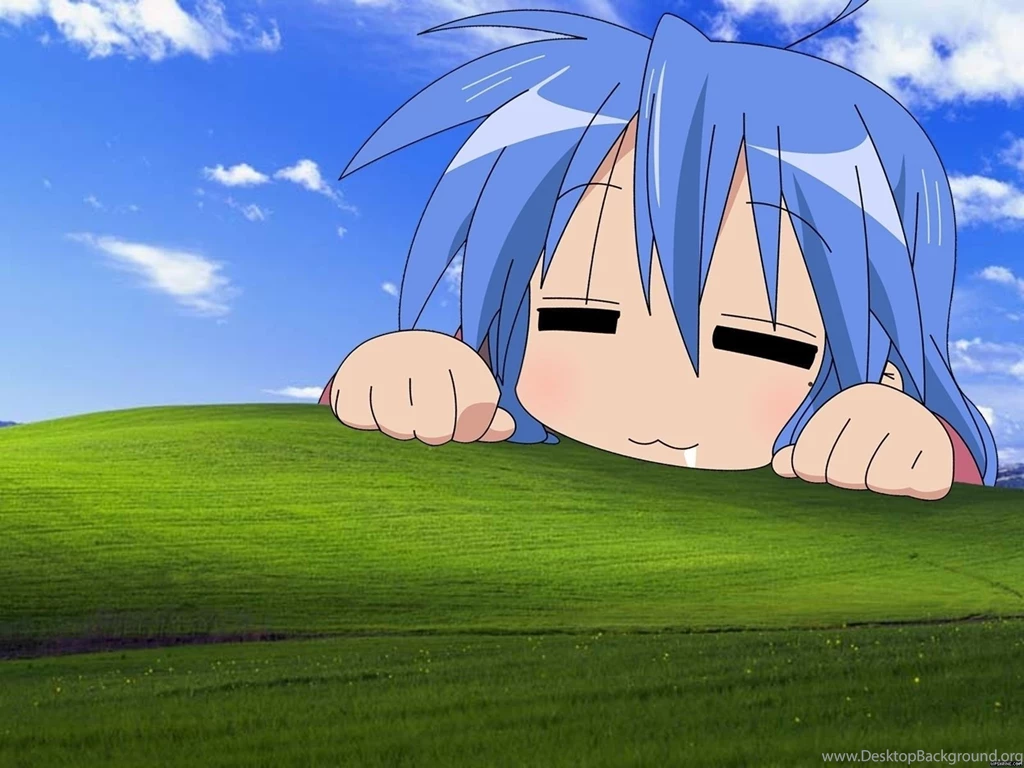 Blue Sky ~Konata Version~ Lucky Star Wallpapers (15037906) Fanpop