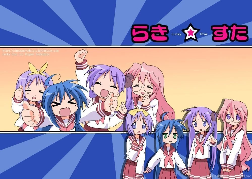 Lucky Star Wallpapers By Simpsons Addict On DeviantArt