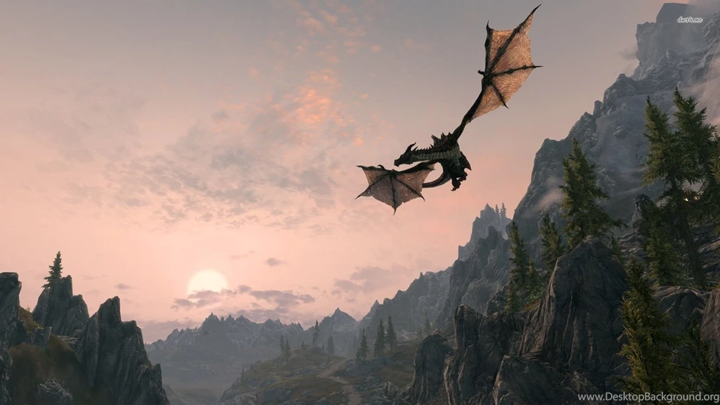 The Elder Scrolls V Skyrim Dragon Wallpapers Game Wallpapers ...