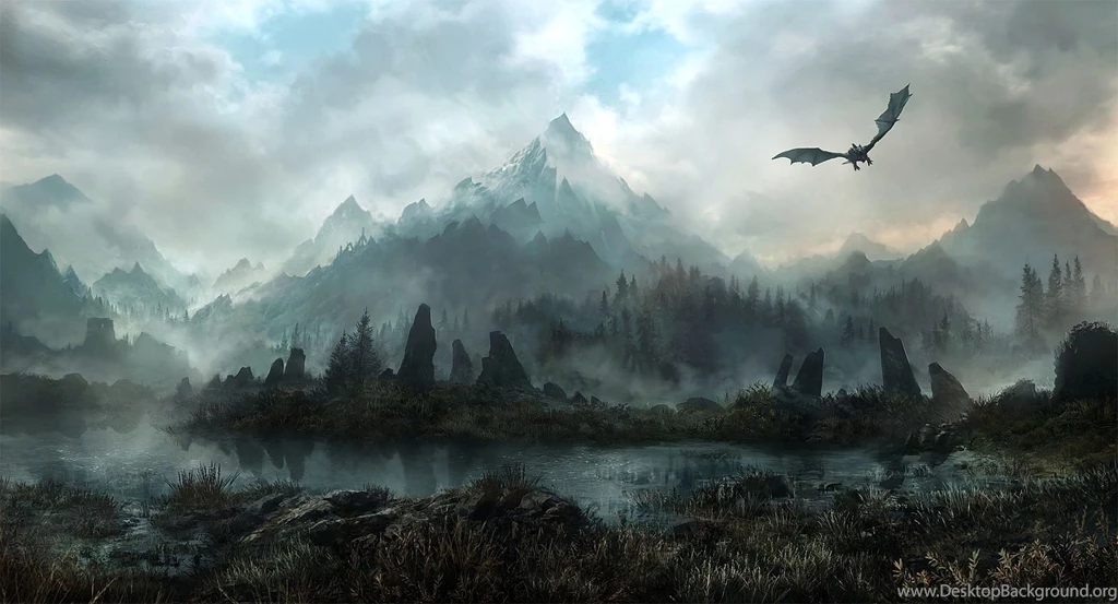 Skyrim Dragon Wallpapers