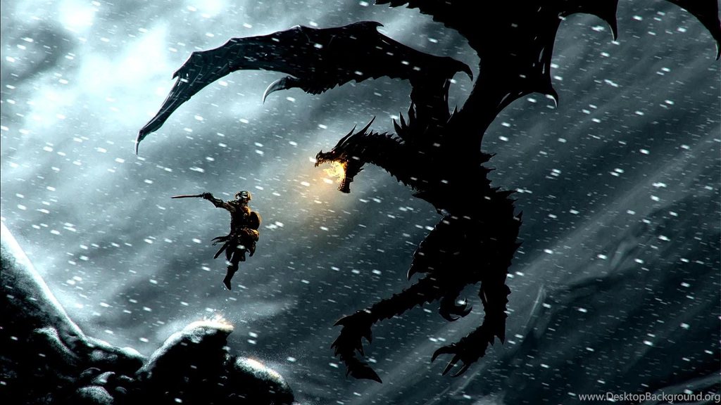 The Elder Scrolls V Skyrim Dovakin Dragon