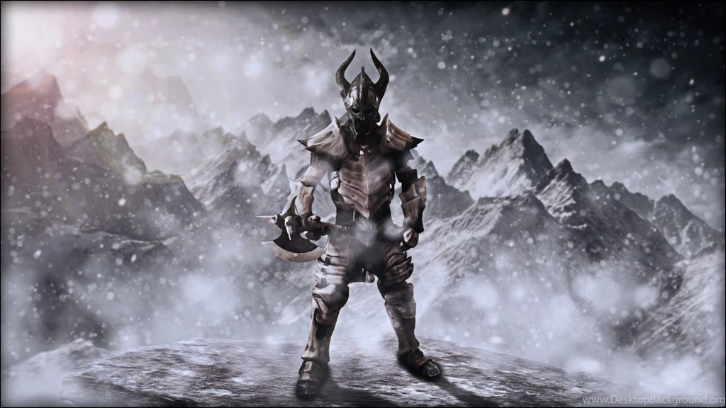 Skyrim Dragon Armor Wallpaper.