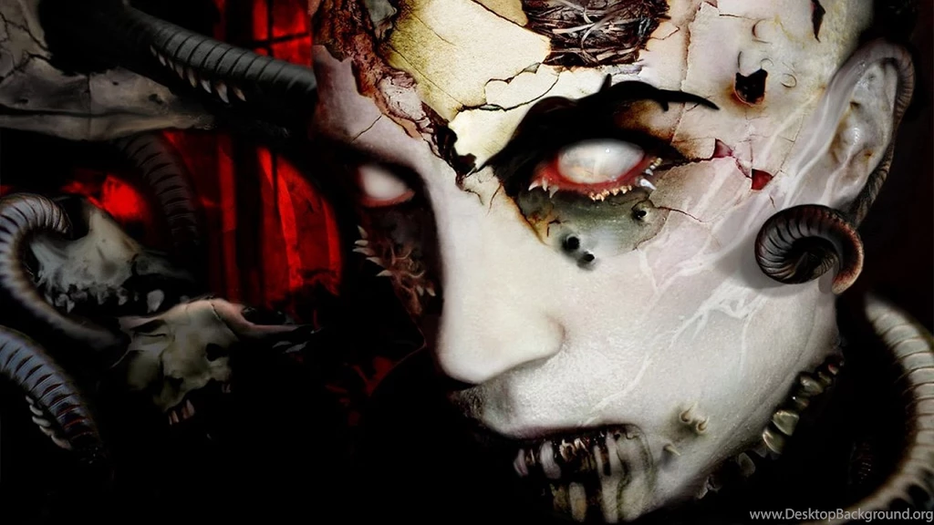 Dark Horror Gothic Decay Ruin Face Evil Wallpapers