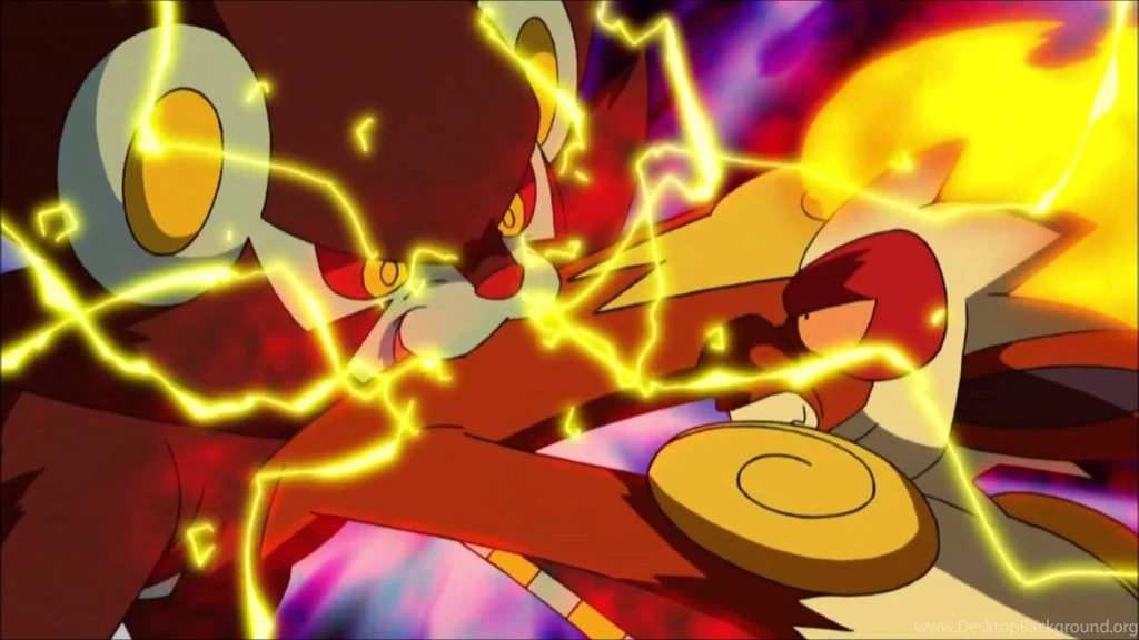 Pokemon Infernape Vs. Luxray YouTube