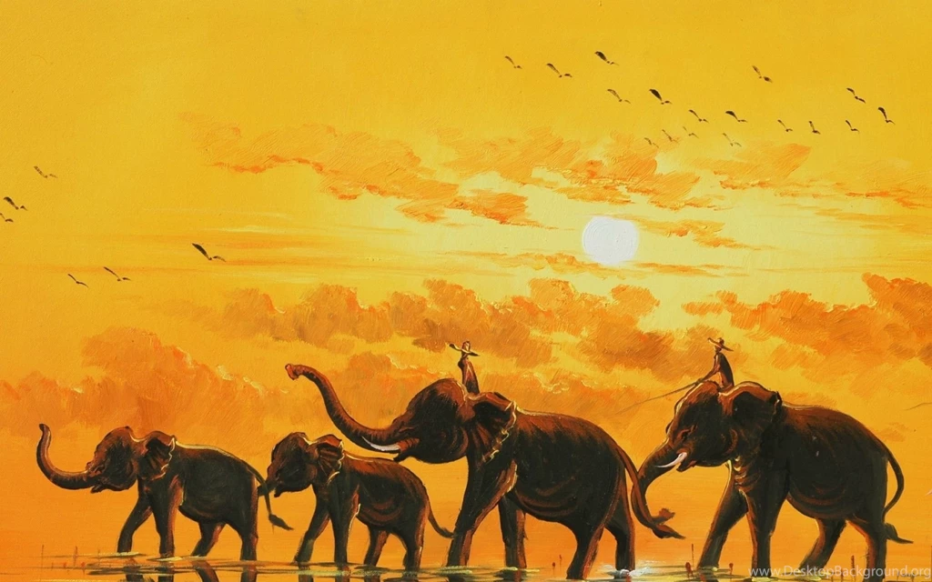 Download Art Paintings Elephant Artistic Wallpapers 1920x1200 ...