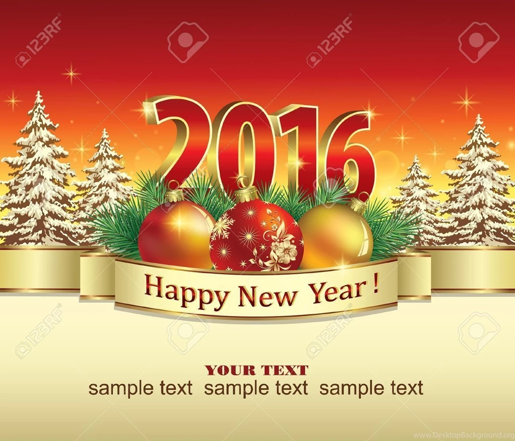 New Year 2016 Backgrounds – Happy Holidays