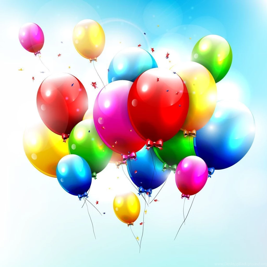 Real Birthday Balloons Backgrounds