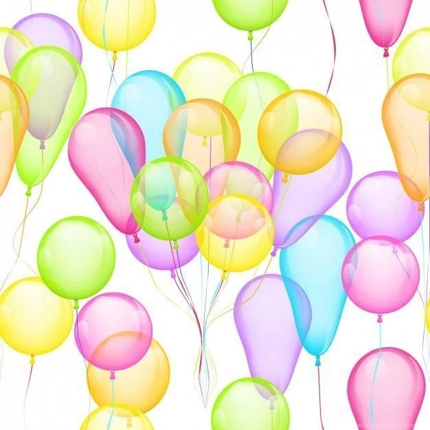 Colorful Balloons Backgrounds Vector