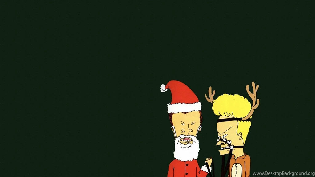 1920x1080 New Year, Beavis And Butt head, Green Background, Beavis ...