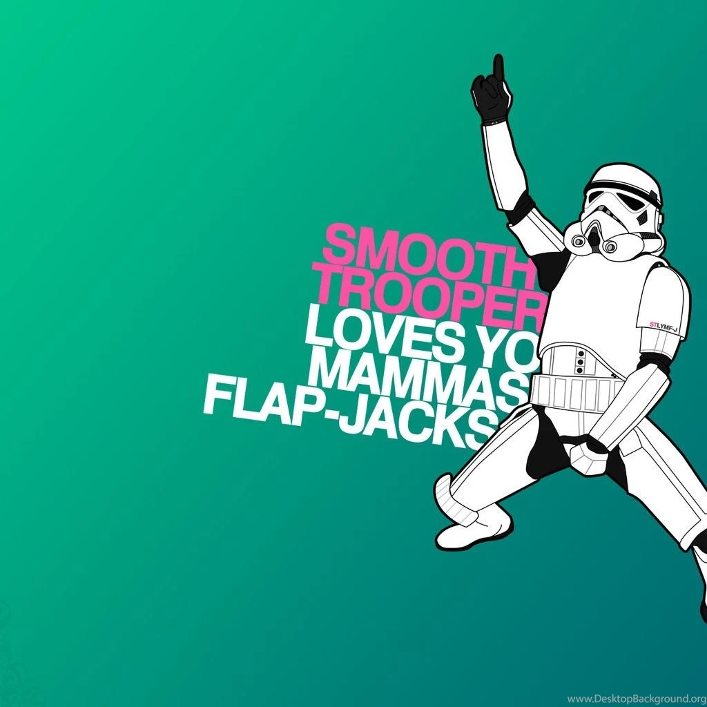 Funny Stormtrooper iPad 1 & 2 Wallpapers