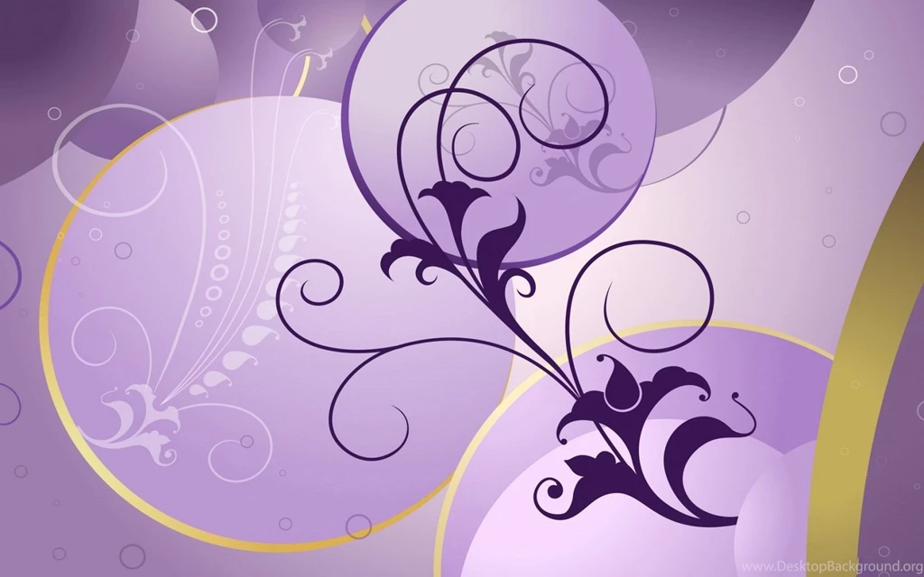 Desktop Wallpapers · Gallery · Computers · Lilac Vector Flowers ...