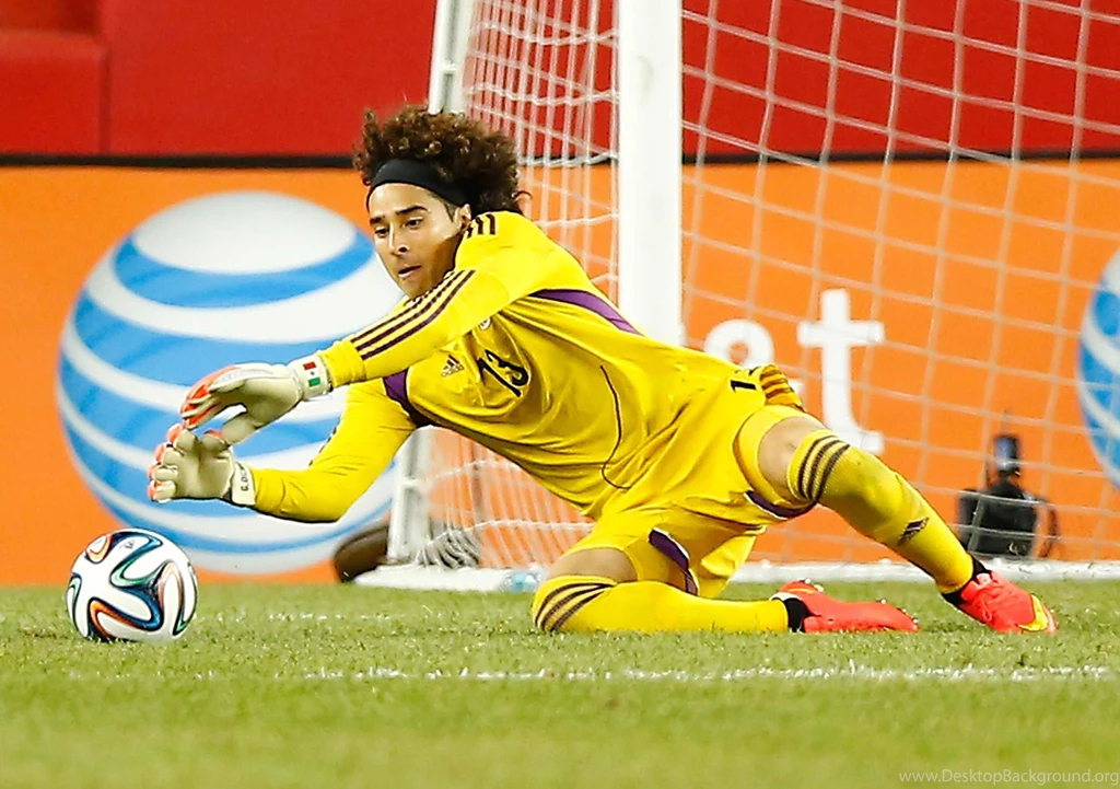 Mexico Sport Football Goalkeeper Jose Corona Try To Prevent Goal ...