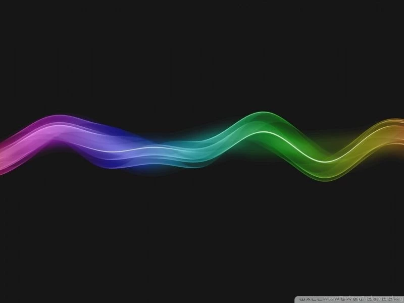 Rainbow Wave HD Desktop Wallpapers : High Definition : Fullscreen ...