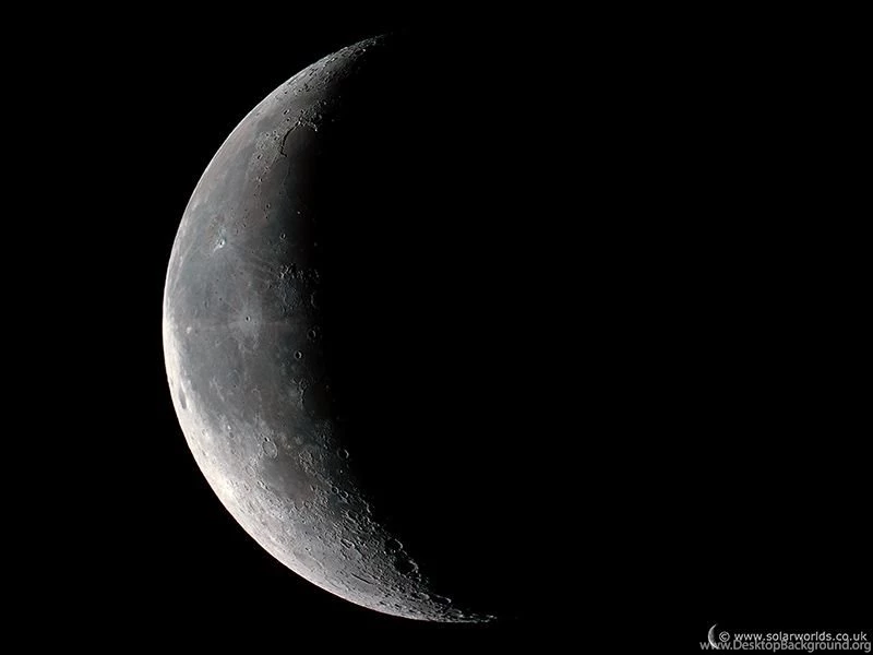 Crescent Moon Mosaic Solar Worlds