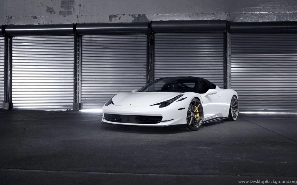 Ferrari 458 Italia White Hd Wallpapers