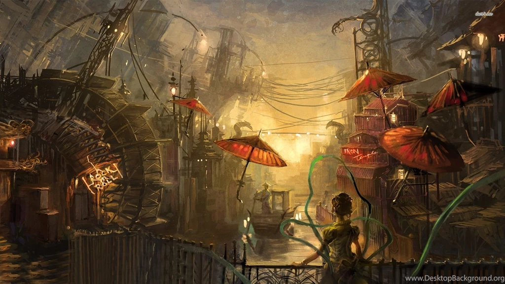 Chinese Market Wallpapers Digital Art Wallpapers