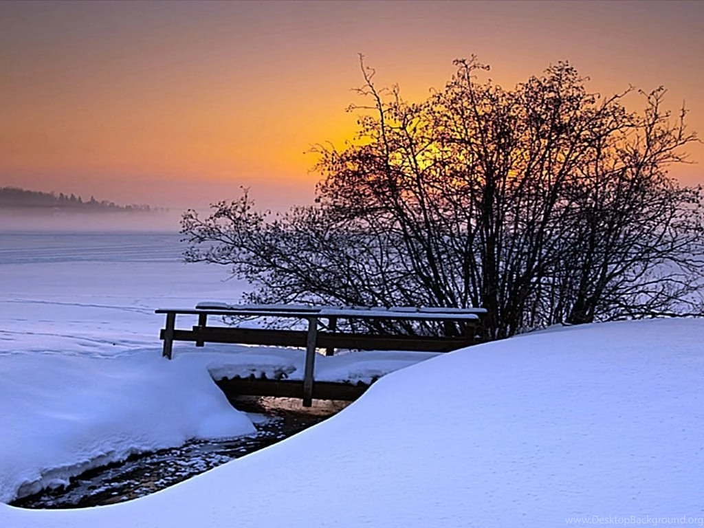 Top Winter Sunset Desktop Images For Pinterest