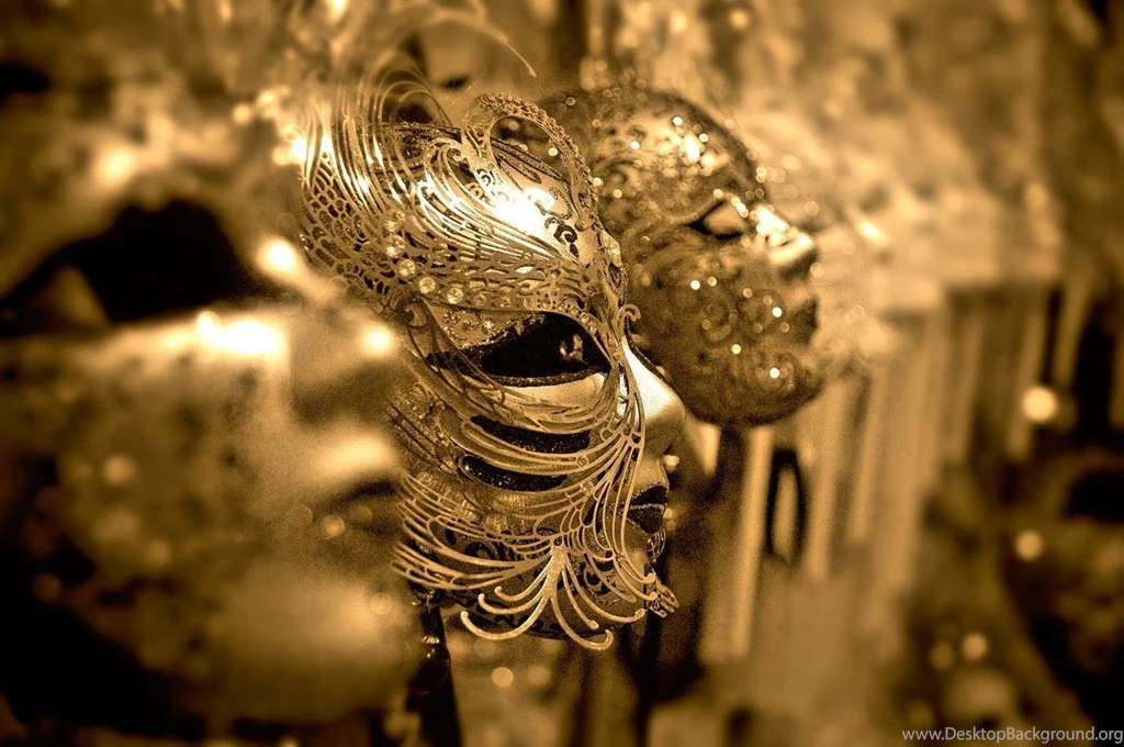 Golden Masquerade Masks