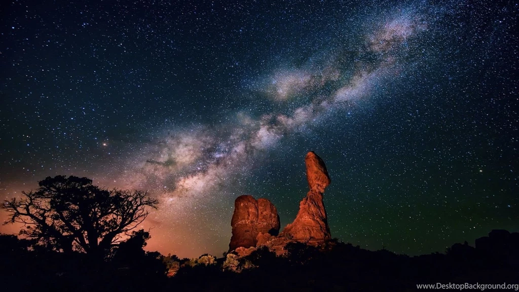 1600x900 Milky Way Night Wallpapers